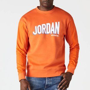 Nike Jordan Flight MVP Wheaties Crew Sweater DV7588-817 Orange Men's